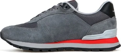 Hammer Jack Peru Men's Leather Sneakers-Grey