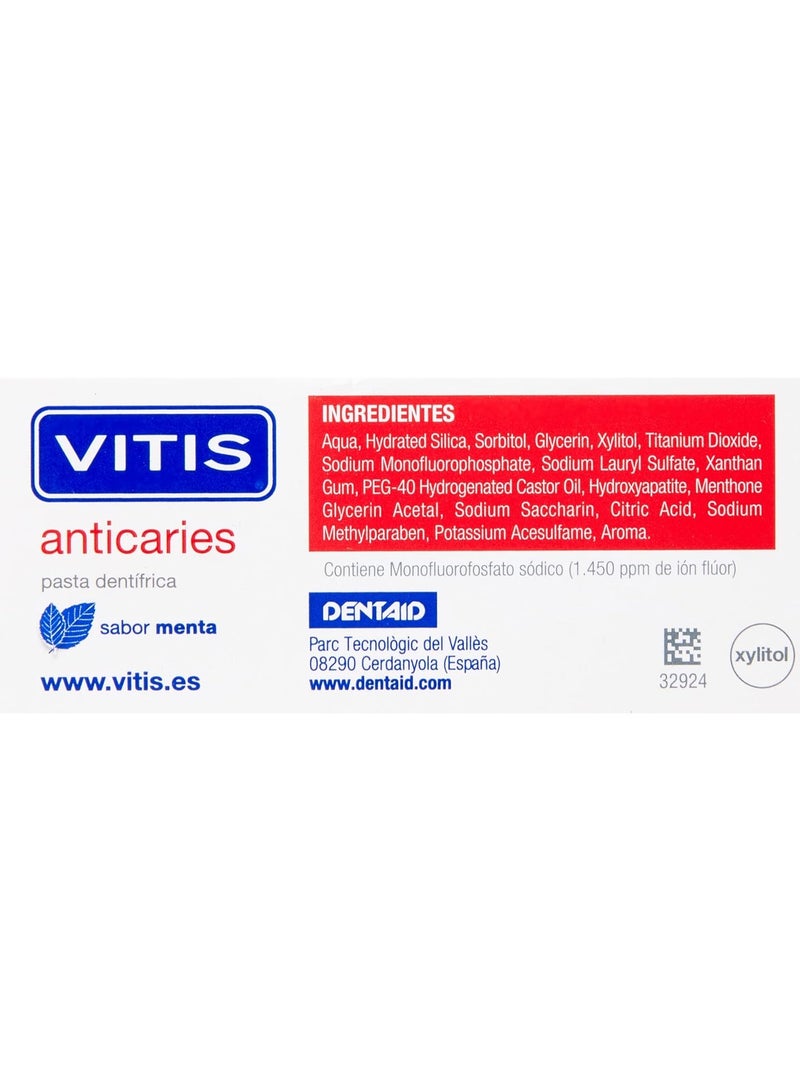 DENTAID Vitis – Anticaries Toothpaste,Black - Image 2