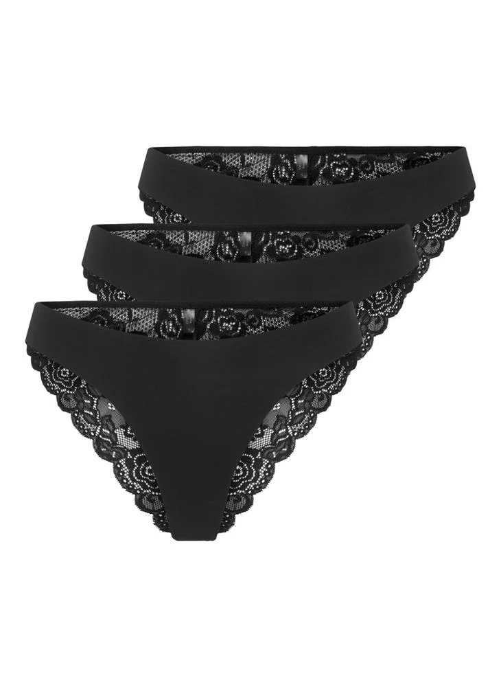 Only 3 Pack Of Lace Bikini
