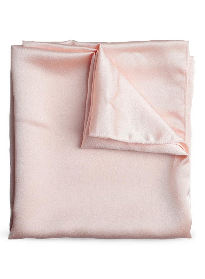 Kitsch Kitsch Multi-way Satin Head Scarf for Women -Soft Silk Scarf, Head Wrap for Sleeping, Pink Hair Scarf for Women's Hair, Elegant Head Coverings for Women, Silk Bandana for Hair Wrapping at Night, Blush - Image 1