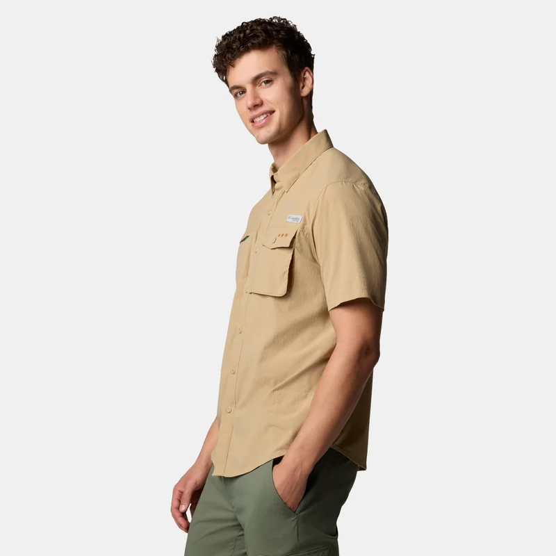 Columbia Brown Men's PFG Wild Cast Shirt for Men | Best Price UAE