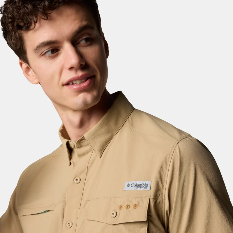 Columbia Brown Men's PFG Wild Cast Shirt for Men | Best Price UAE