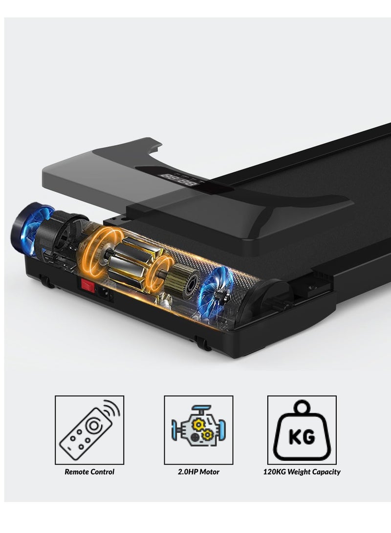 Sharpdo Treadmill Walking Pad Treadmill 3 Stage Manual Incline Adjustment High Density Composite Belt 1.5HP Quiet Motor Compact Design for Home & Office Use - Image 5