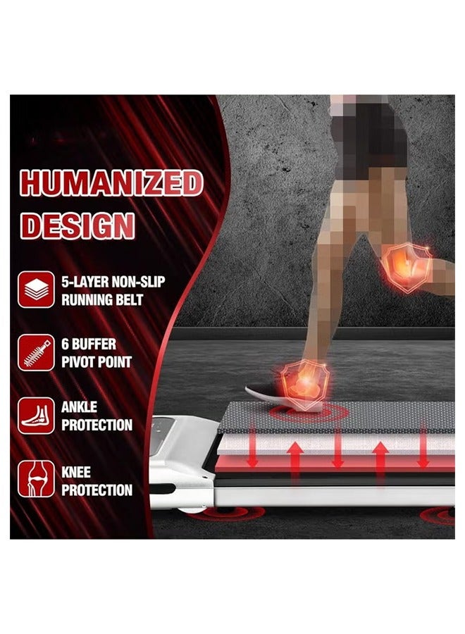 Sharpdo Treadmill Walking Pad Treadmill 3 Stage Manual Incline Adjustment High Density Composite Belt 1.5HP Quiet Motor Compact Design for Home & Office Use - Image 4