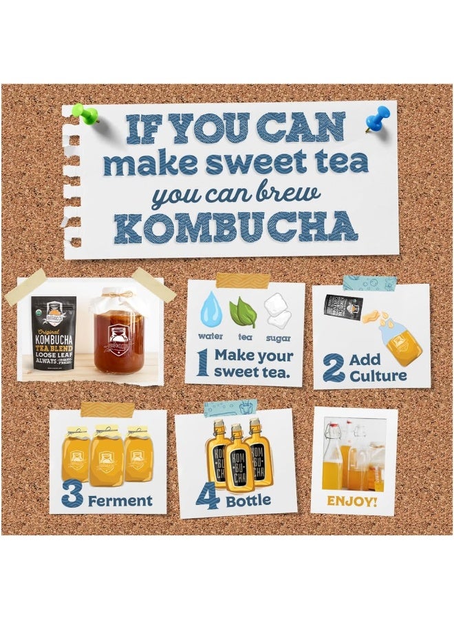 Fermentaholics Big Momma Kombucha SCOBY & Starter Tea - Image 3
