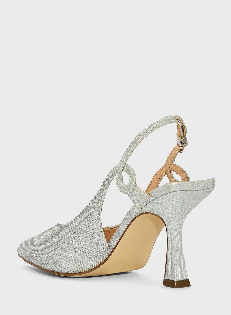 MENBUR Pointed Toe High Heel Sandals