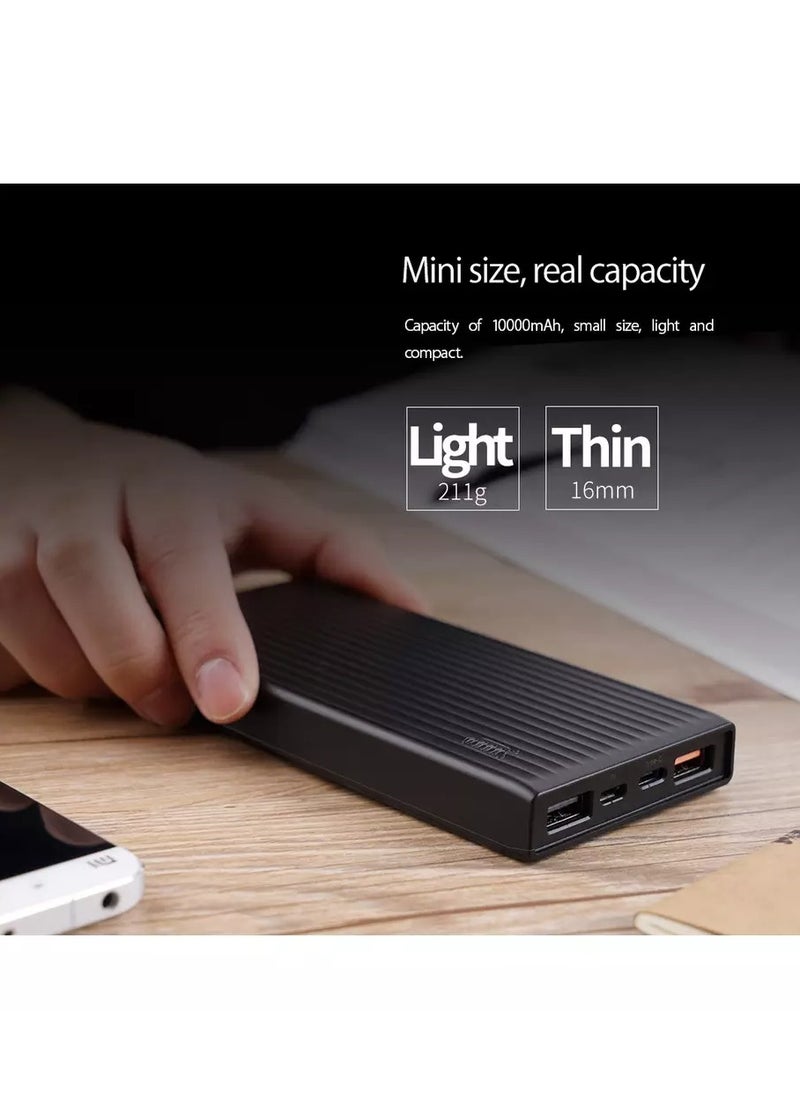 Orico - K10000 Power Bank 10000mAh 18W  2x USB-A, 1x Type-C and 1x Micro B - Image 1