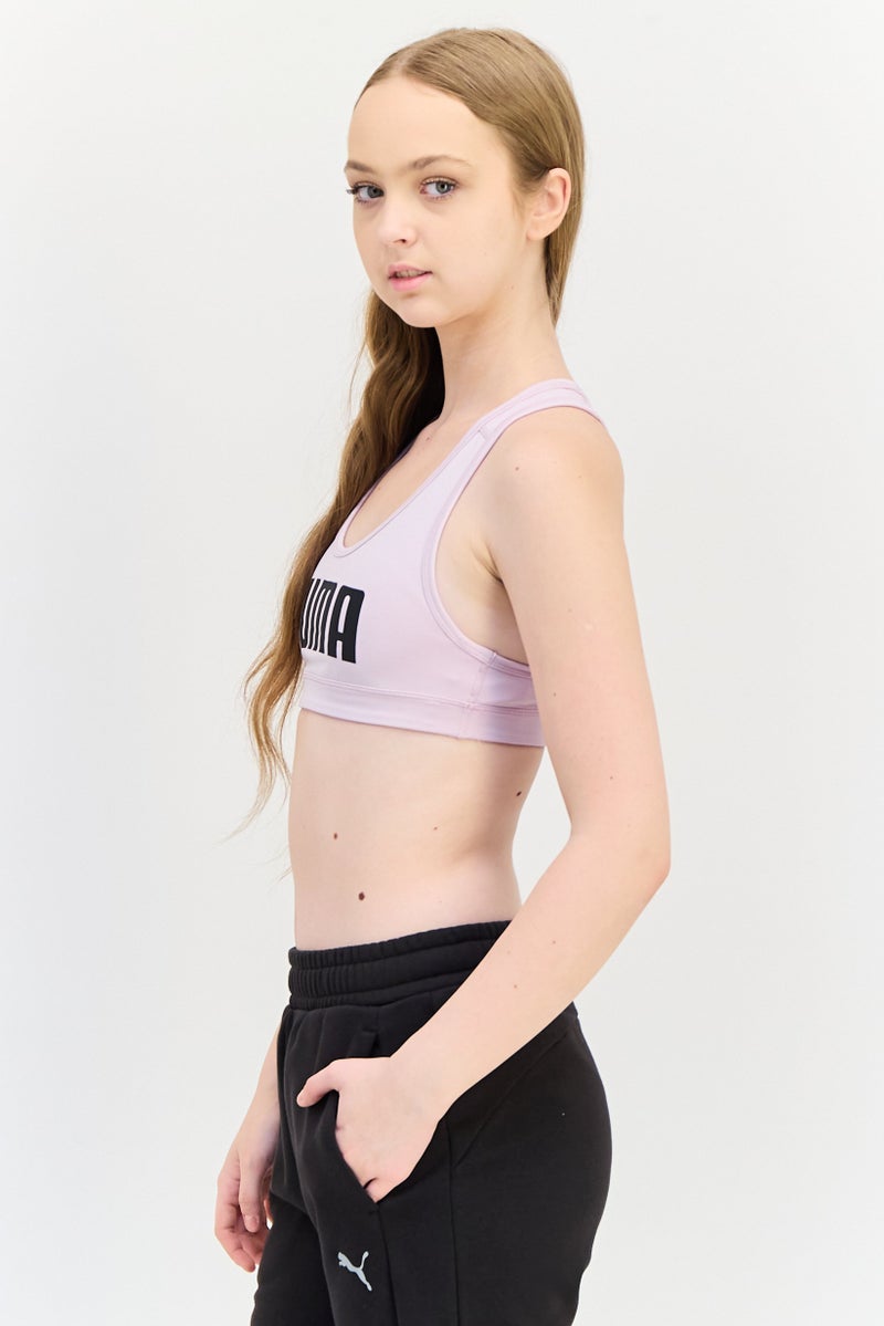 PUMA Women Sportswear Fit Training Sports Bra, Pink - Image 2