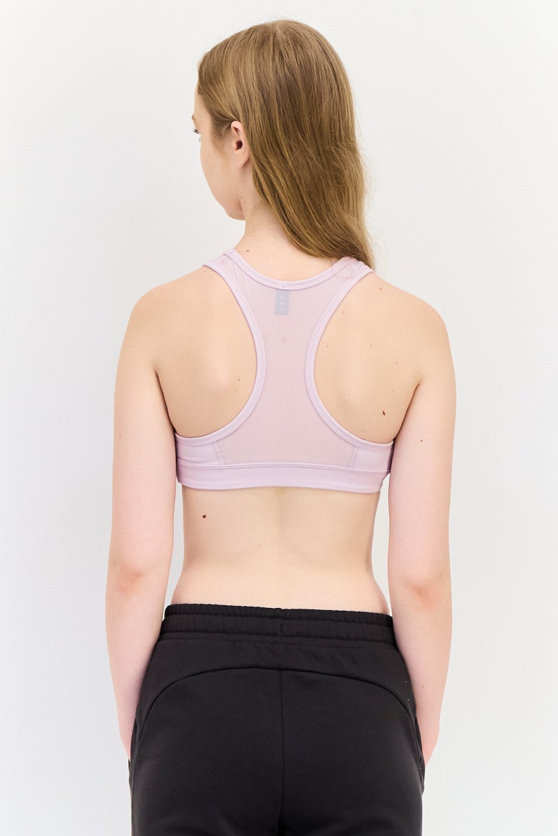 PUMA Women Sportswear Fit Training Sports Bra, Pink - Image 4