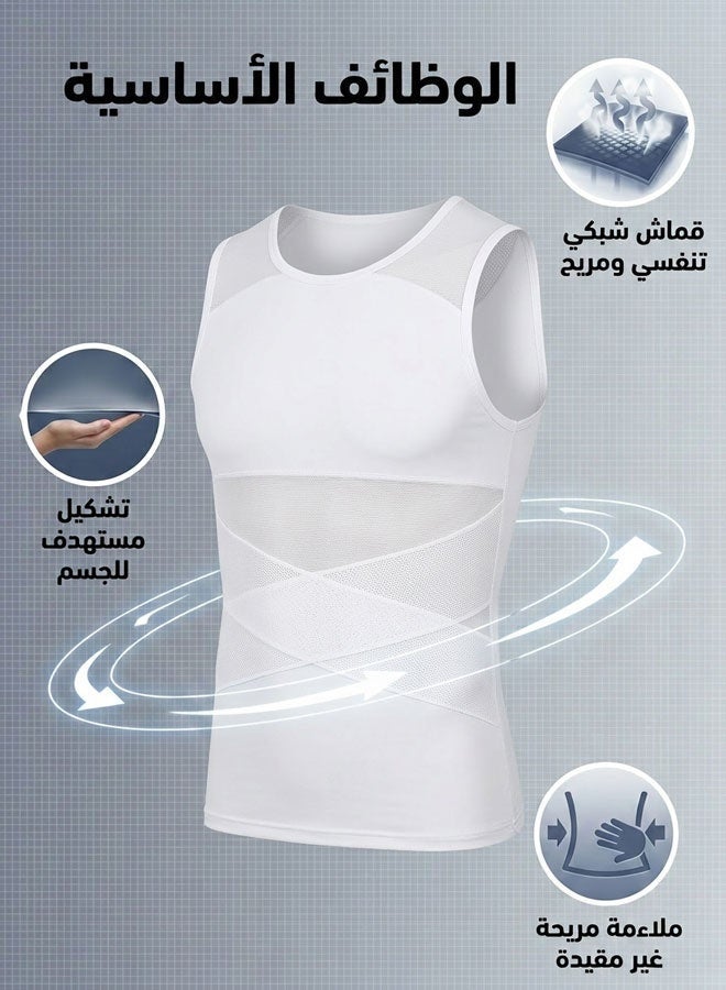 Men's Abdomen Tightening & Body Shaping Undershirt - Image 2