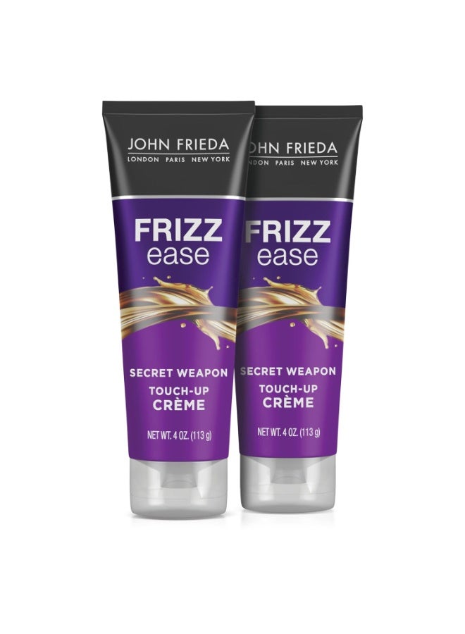 John Frieda John Frieda Frizz Ease Secret Weapon Touch-Up Crème, Smoothing Cream for Flyaways, Frizz-Free & Split Ends, Infused with Avocado Oil to Seal in Moisture and Eliminate Flyaways, 4 Oz, Pack of 2  - Image 1
