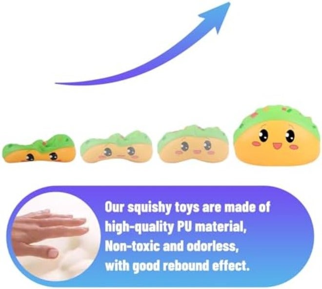 Anboor Kawaii Squishies - Slow Rising Scented Food Foam Toys for Kids &  Adults - Image 4