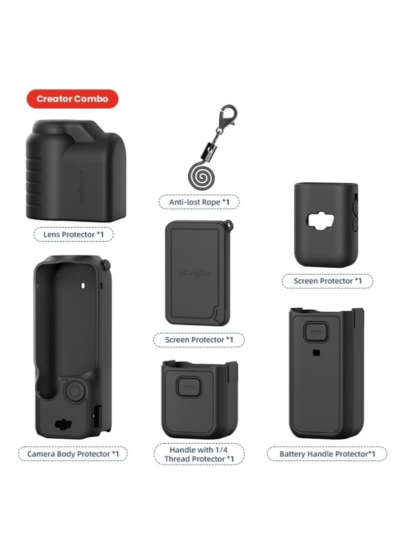 general DJI Osmo Pocket 3 Silicone Case Silicone Case Protective Cover Handheld Gimbal Sports Camera Accessories - Image 5