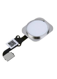 Generic Touch ID Sensor Home Button Key Flex Cable Replacement for iPhone 6 - Silver 