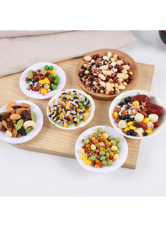 PVC Simulation Food Play Grain Food Model Miniature Food Play Rice Raisins Eight Treasures Porridge Decorative Props-Color:Eight Treasures Porridge A - Image 4