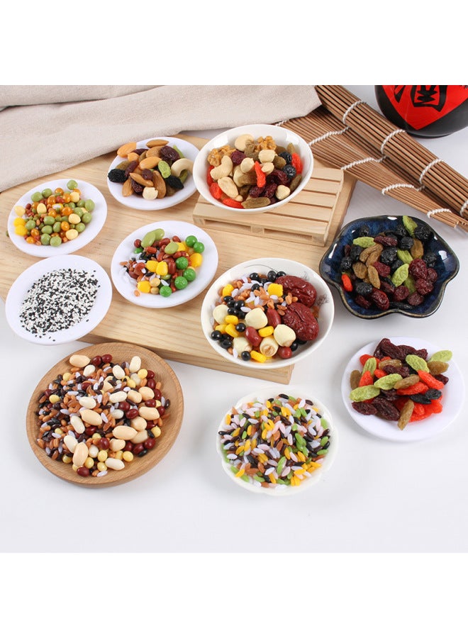 PVC Simulation Food Play Grain Food Model Miniature Food Play Rice Raisins Eight Treasures Porridge Decorative Props-Color:Eight Treasures Porridge A - Image 2