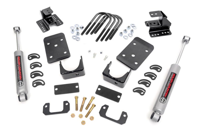 Rough Country 2" Front 4" Rear Lowering Kit for 07-15 Chevy/GMC 1500 2WD - 72330 - Image 1