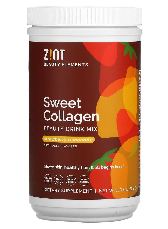 مشروب كولاجين الجمال الحلو بنكهة الليمون والفراولة 10 أونصات (283 جرام)