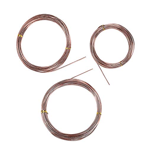 BEADNOVA Bonsai Tree Wire 98 Feet Copper Aluminum Bonsai Tree Training Wire for Indoor and Outdoor Plant (Copper, 1mm, 30m) - Image 1