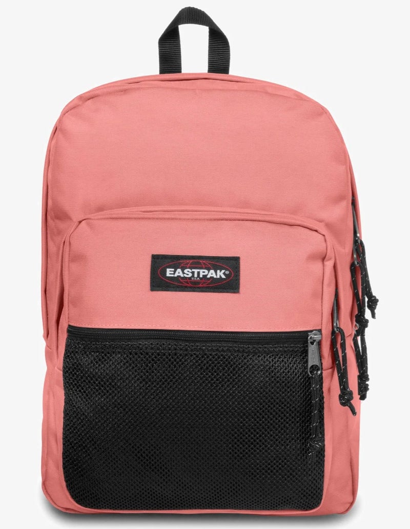 Eastpak Pinnacle Peach Pink Large Backpack 38L with Two Main Compartments, Front Organizer, Key Clip & Comfortable Padded Straps - Image 1