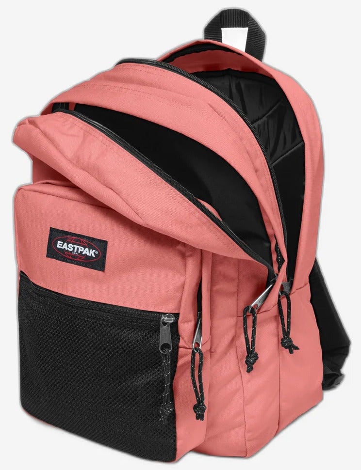 Eastpak Pinnacle Peach Pink Large Backpack 38L with Two Main Compartments, Front Organizer, Key Clip & Comfortable Padded Straps - Image 4