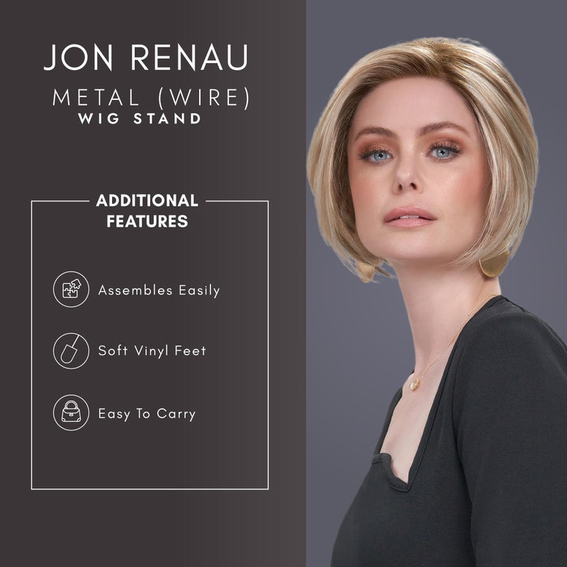 Jon Renau Metal Wire Wig Stand - Sturdy and Collapsible Wig Holder - Image 4