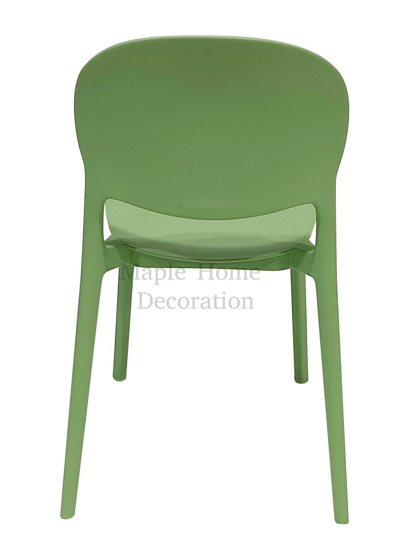 MAPLE HOME DECORATION Home Dining Chair Maple air Plastic Stacking Modern Moulded Side Chair Kitchen Dining Room Chair Indoor Outdoor Furniture  - Image 3