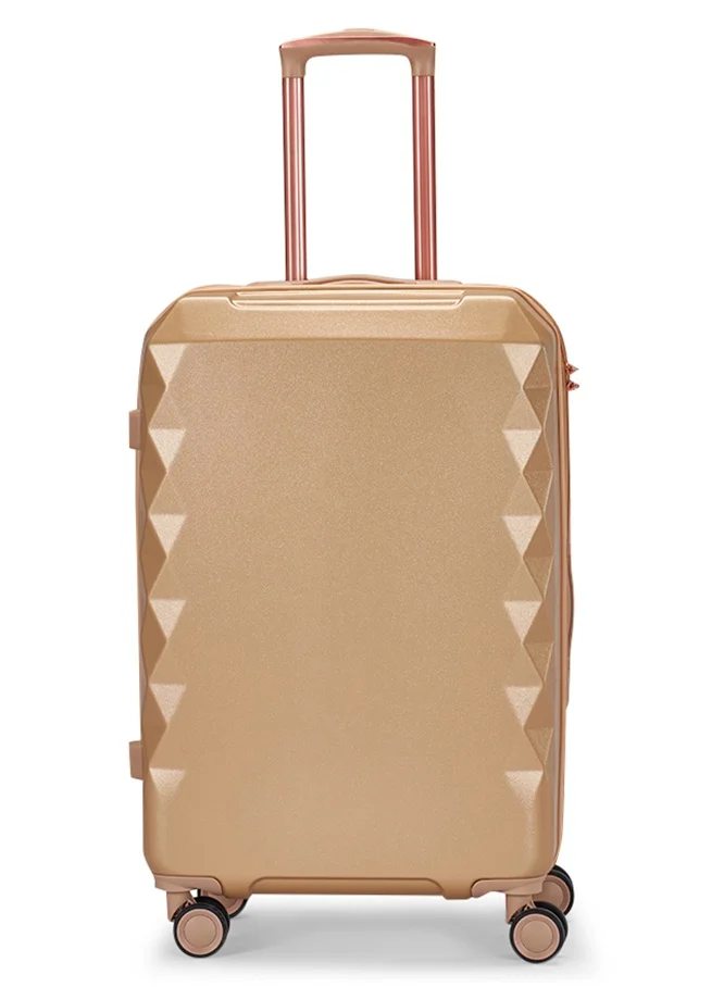 Limra Cabin Carry Check-In Luggage Trolley Size 20 inch Gold color