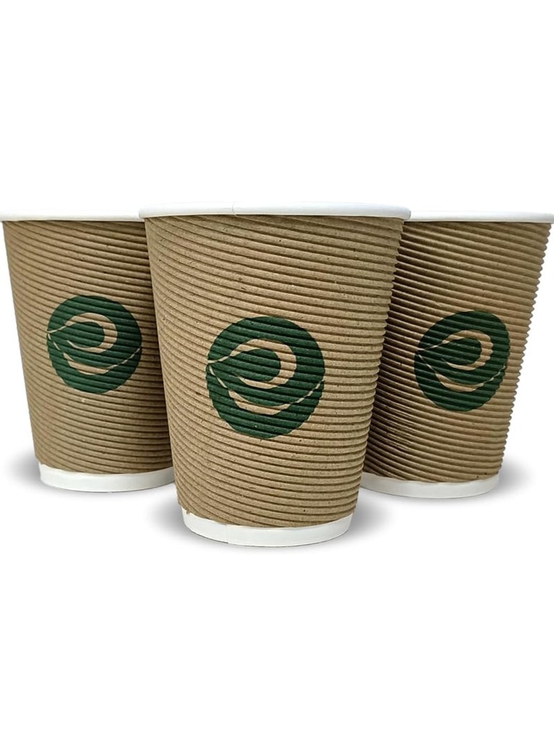 ECO SOUL Ripple Cups w/o lids, 12oz / 350 ml, 10 Pc - Image 5