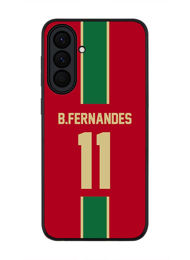For Samsung Galaxy A37 Case,Slim fit Camera Protection, Shockproof Thin Phone cover  - Football  Portugal, B.Fernandes