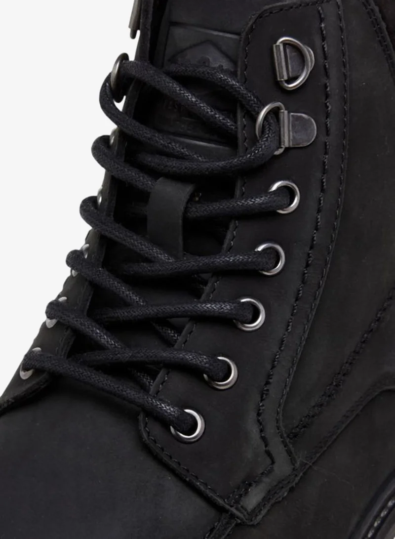 Lee Cooper BLACK Men's Lace-Up Ankle Boots for Men | Best Price UAE