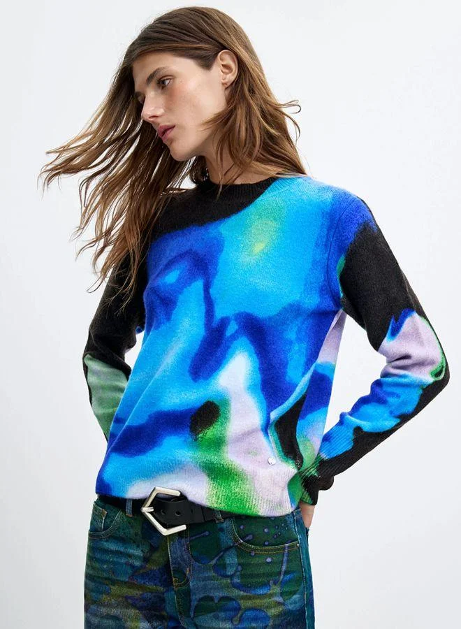 Desigual Printed Sweater M. C. Lacroix