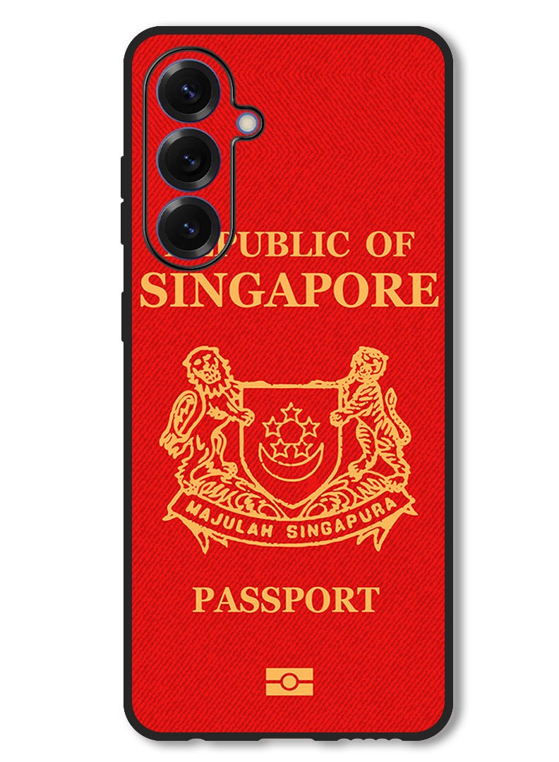 Theodor Case Compatible with Samsung Galaxy A36 Protection Shockproof Bumper Cover Singapore Passport - Image 1