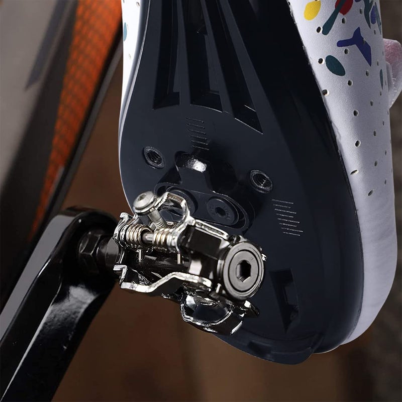 Aleric Bike Cleats Compatible with SPD Pedals, Spinning Indoor Cycling and Mountain Biking Bicycle Cleat Set for Men and Women Clipless Cycling Shoes - Image 4