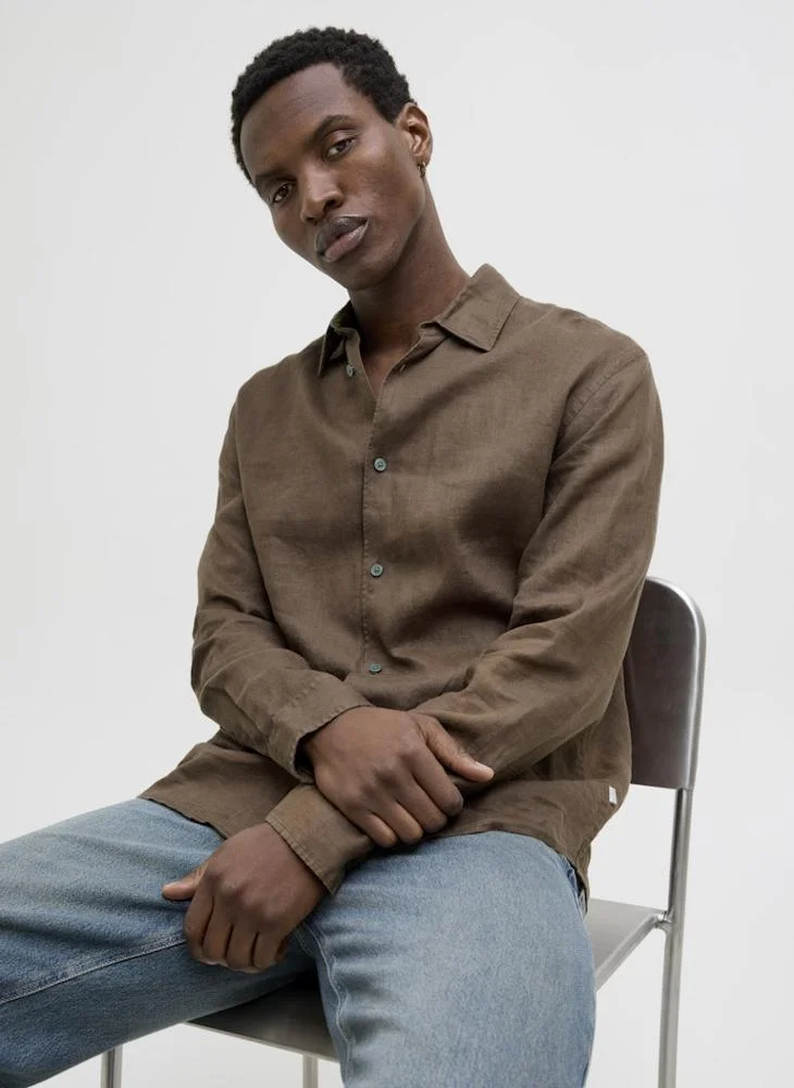 JACK & JONES Jprcclawrence Linen  Shirt