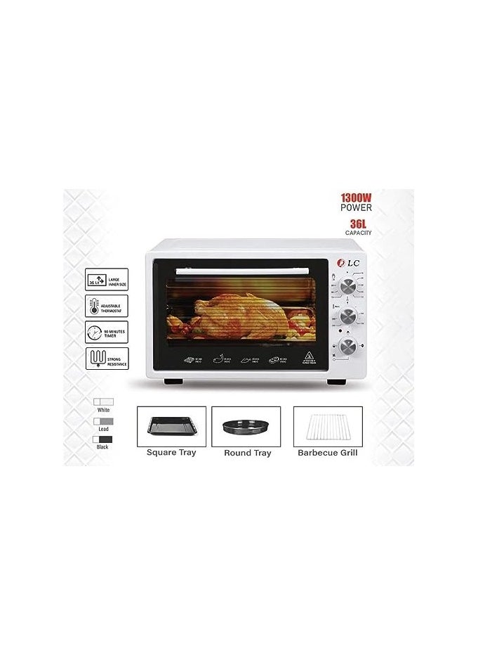 DLC - Electric Microwave Oven With Convection Function 36 L 1300 W DLC-8236 White - Image 1