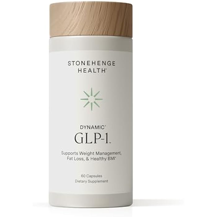 Stonehenge Health Dynamic GLP-1 Nutrition Support Supplement for Women, Men, 550mg Berbevis Berberine 10x Better Absorbed, Akkermansia, DNF-10, Capsifen Support Appetite, Gut Health - 60 Veg Caps - Image 1