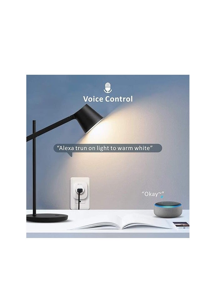 Baytion WiFi Smart Plug, Baytion 16A Energy Monitoring WLAN Smart Plug Socket Work with Alexa,Echo, Mini Smart Outlet Remote and Voice Control No Hub Required (White Package) - Image 4