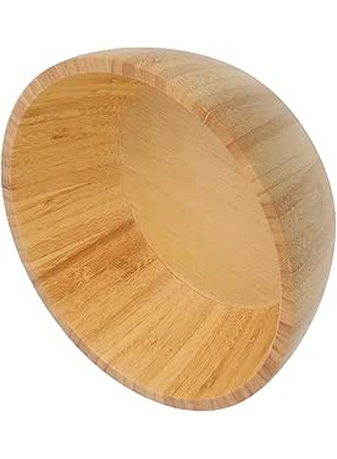 Natural Material Lightweight Round Salad Bowl 20cm Ramen Noodle Soup Bowl for Adults - Image 1