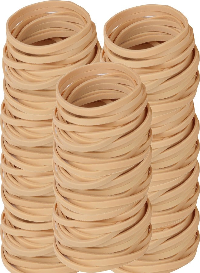 Foshine Rubber Bands size 33,Elastic band beige size #33 rubber band 210pcs small rubber bands office supplies(3-1/2" x 1/8'') - Image 3