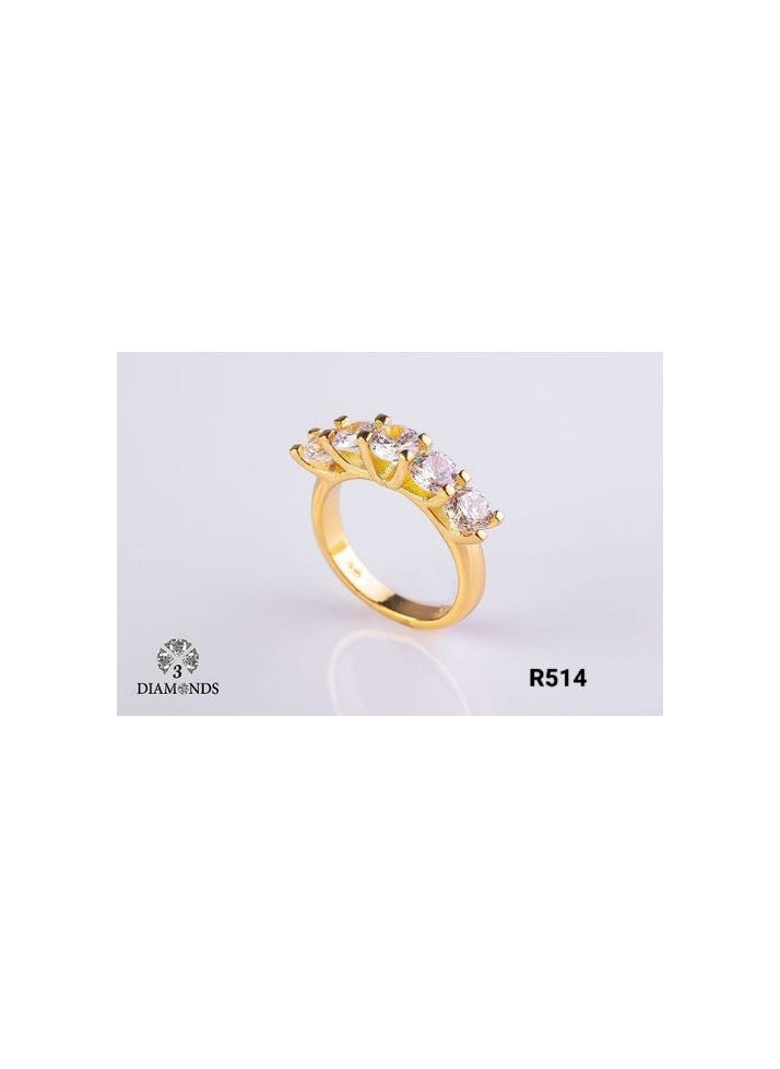 Generic - Shine with Sophistication: High-Quality Gold-Plated Platinum Ring - Image 1