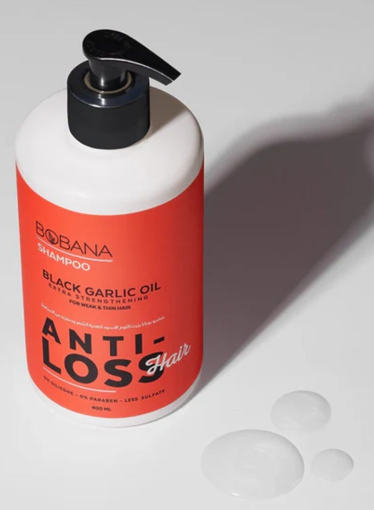 BOBANA Shampoo Black Garlic Oil Anti Loss Hair 400 ml - Image 2