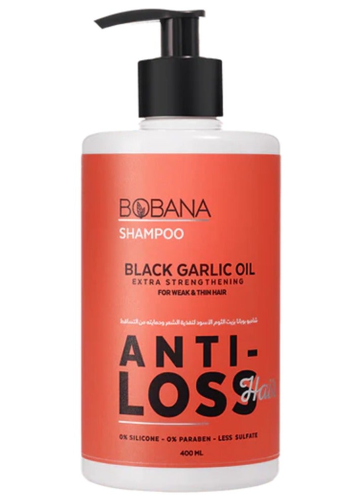 BOBANA Shampoo Black Garlic Oil Anti Loss Hair 400 ml - Image 1