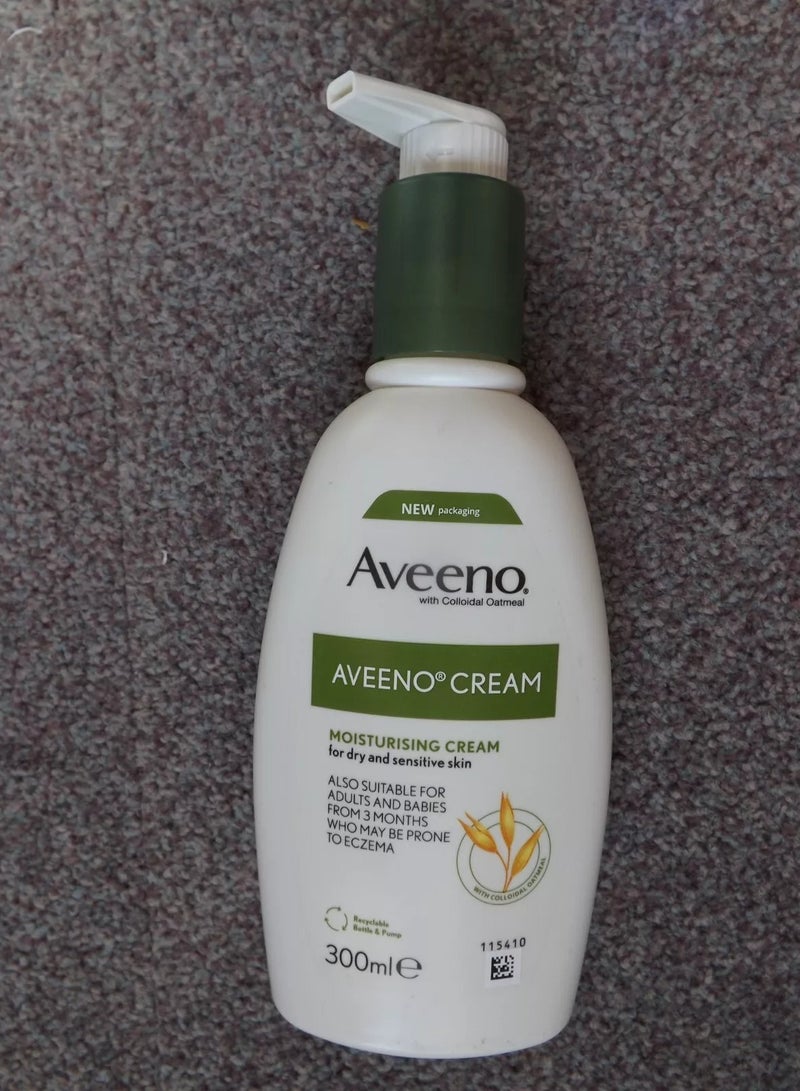 Aveeno Daily Moisturising Cream 300ml With Collodial Oatmeal - Image 1