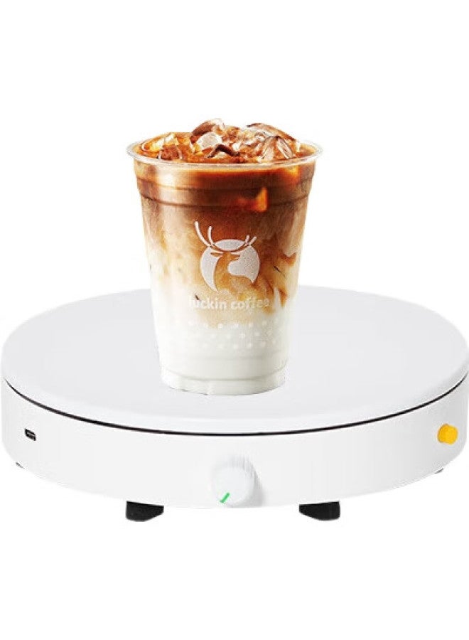 Ambitful Adjustable Speed Photography Shooting Electric Turntable, 16Cm Rotating Product Display Stand, Small Jewelry Speed Adjustable Shooting Stand, Model Automatic Photo Shooting Platform Base - Image 3