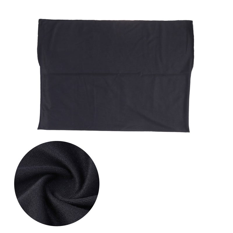 21 Inch Black Polyester Computer Monitor Cover Protector with Inner Lining for LCD Screen - Image 1