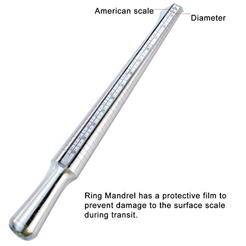 zhart - Solid Metal - Handy Ring Sizer (No.1 To 36 Pieces) and Ring Stick for Measuring Ring Size Used By Jewellers/Manufacturers/Retailers - Image 2