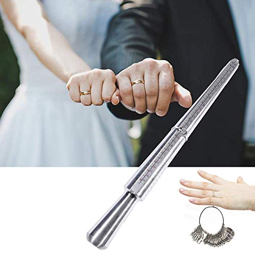zhart - Solid Metal - Handy Ring Sizer (No.1 To 36 Pieces) and Ring Stick for Measuring Ring Size Used By Jewellers/Manufacturers/Retailers - Image 4
