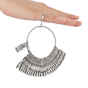 zhart - Solid Metal - Handy Ring Sizer (No.1 To 36 Pieces) and Ring Stick for Measuring Ring Size Used By Jewellers/Manufacturers/Retailers - Image 3