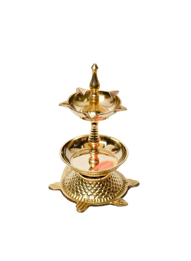 Bhimonee Decor ديبك دييا بتصميم سلحفاة من النحاس الأصلي بيموني | 6.25 بوصة، 380 جرام - Image 1